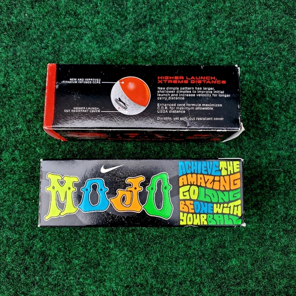 Nike Mojo Golf Balls 1 Sleeve (3 Balls) New Open Box & 1-Slazenger Raw Distance - Picture 3 of 5